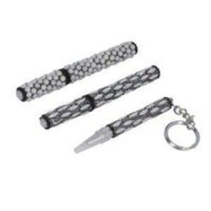 Set of 3 Black Color Blink Pens, Key Chain Pen and Pearl Pen